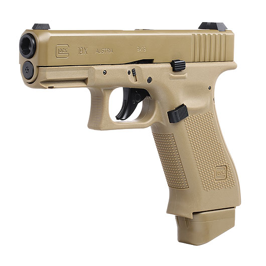 Airsoftpistole Umarex Glock 19X GBB in Tan