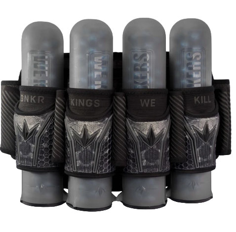 Bunkerkings Fly Pack 2 Paintball Battlepacks - Black Skull