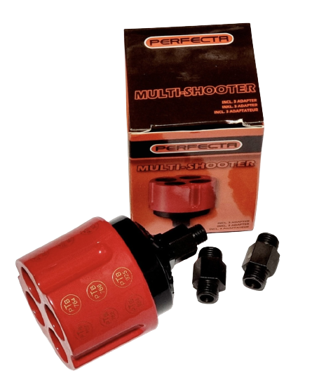 Perfecta Multi Shooter (4er) mit 3 Adaptern