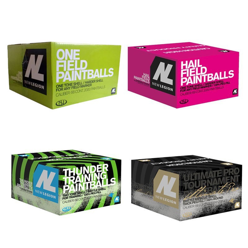 New Legion Paintballs ab 500 Stk. vers. Sorten