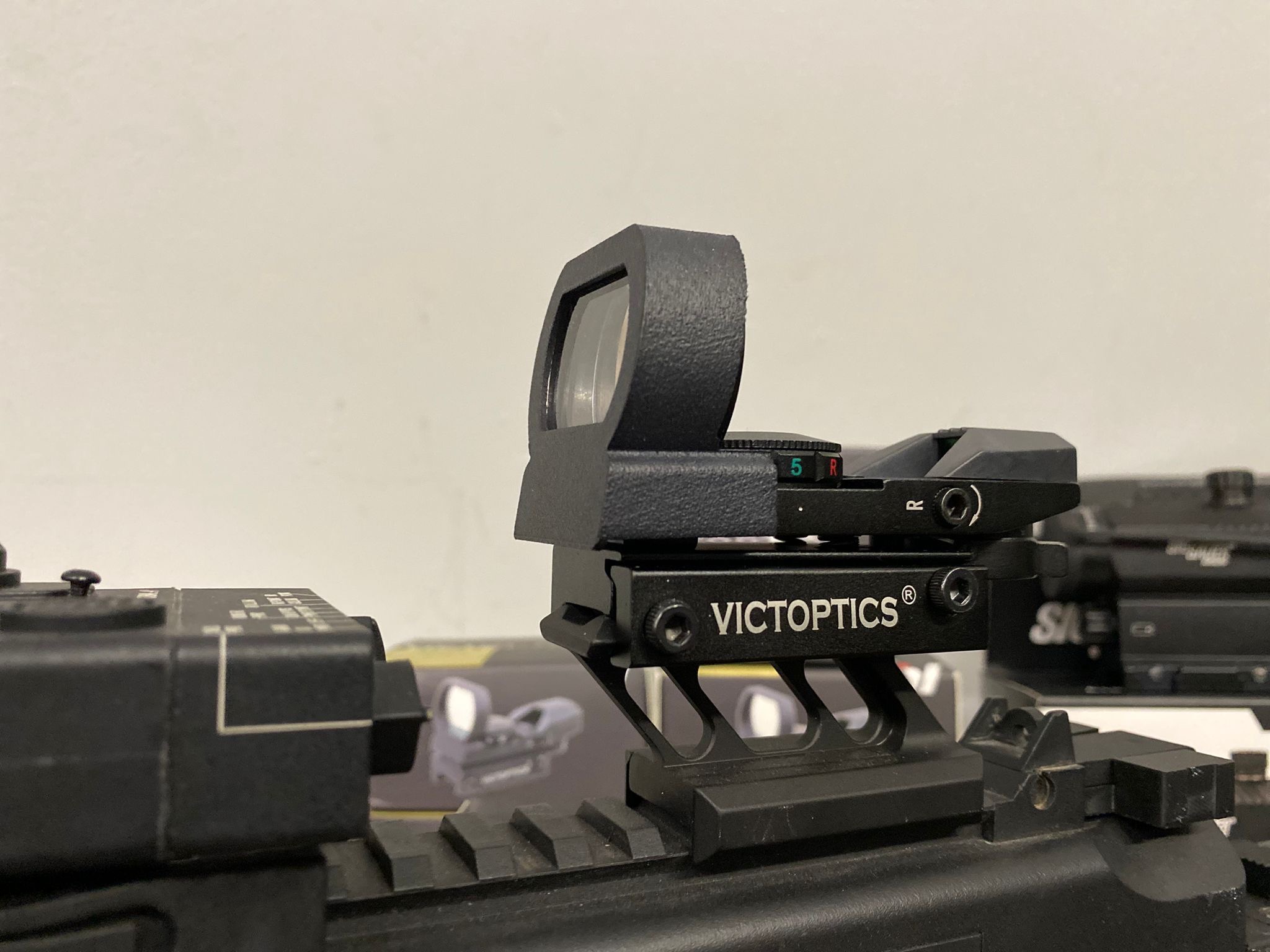 Visier Schutz für Victoptics inkl. Makrolonscheibe