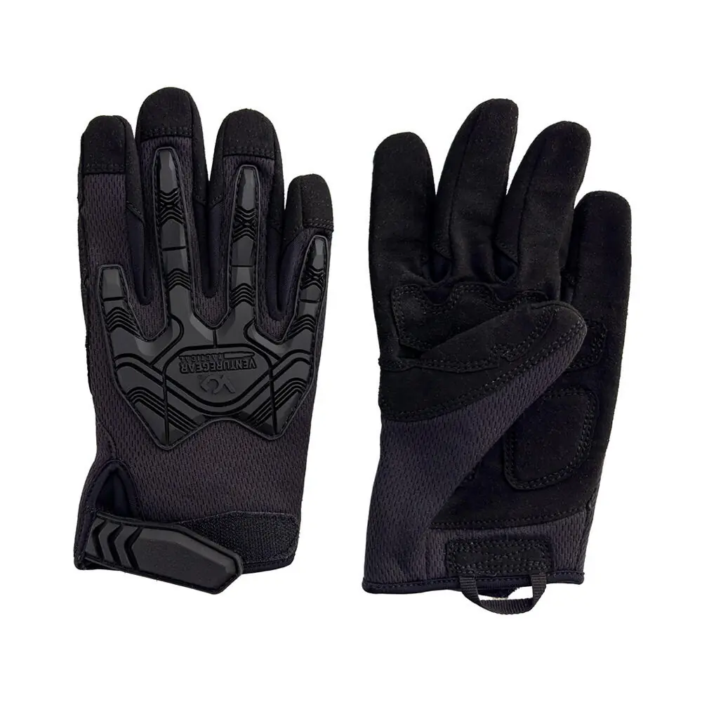 Venture Gear Tactical Gloves Hook & Loop Impact Handschuhe Schwarz