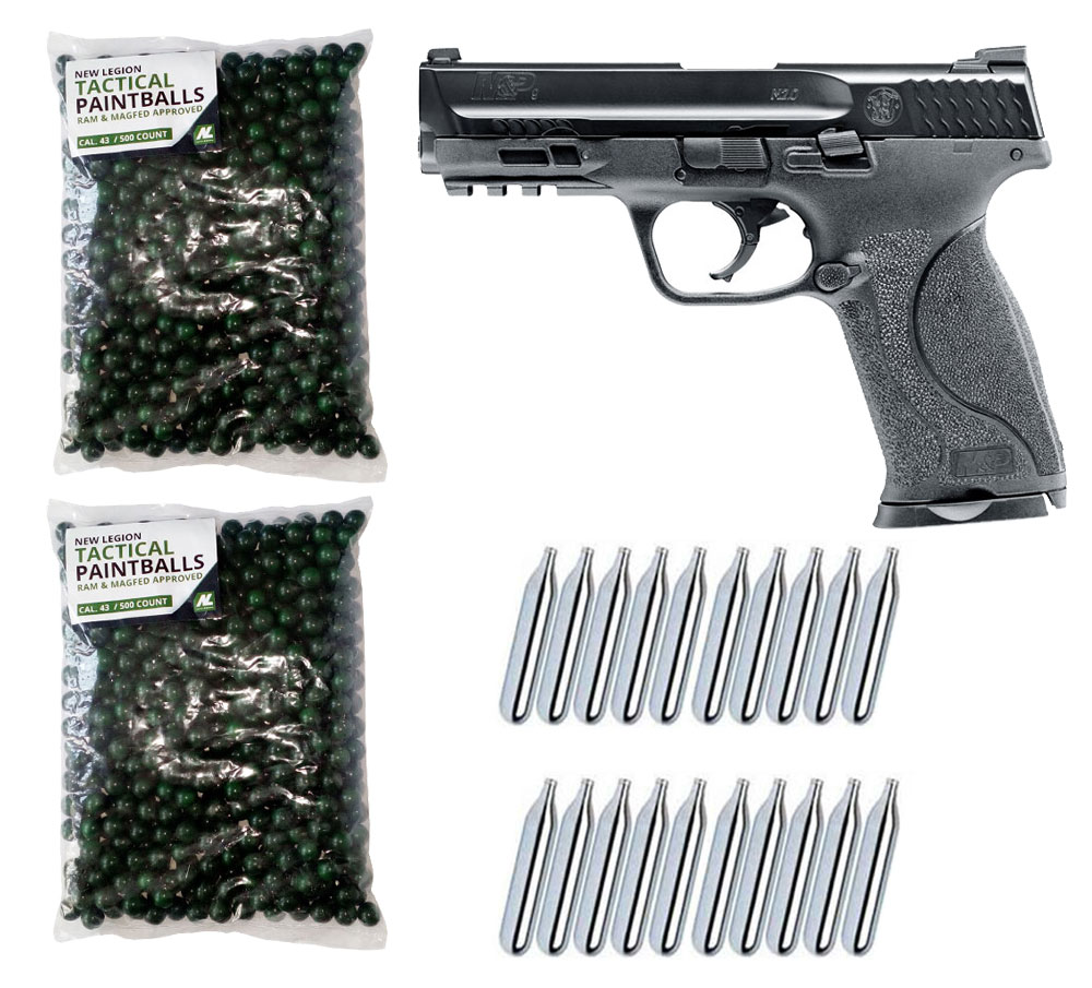 Smith & Wesson M&P9 2.0 .43 T4E CO2 RAM Paintball Pistole