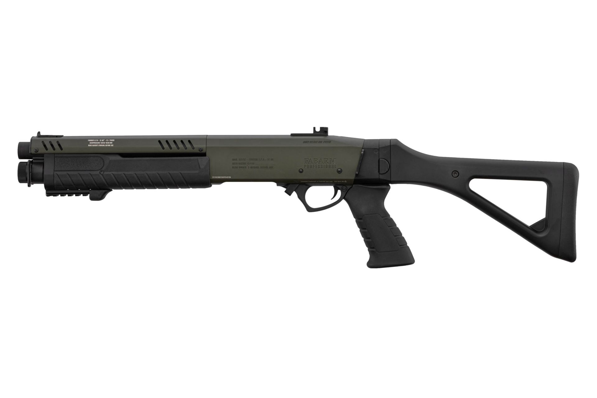FABARM STF12 Airsoft Gas Pumpgun Initial Compact OD Green 6mm BB