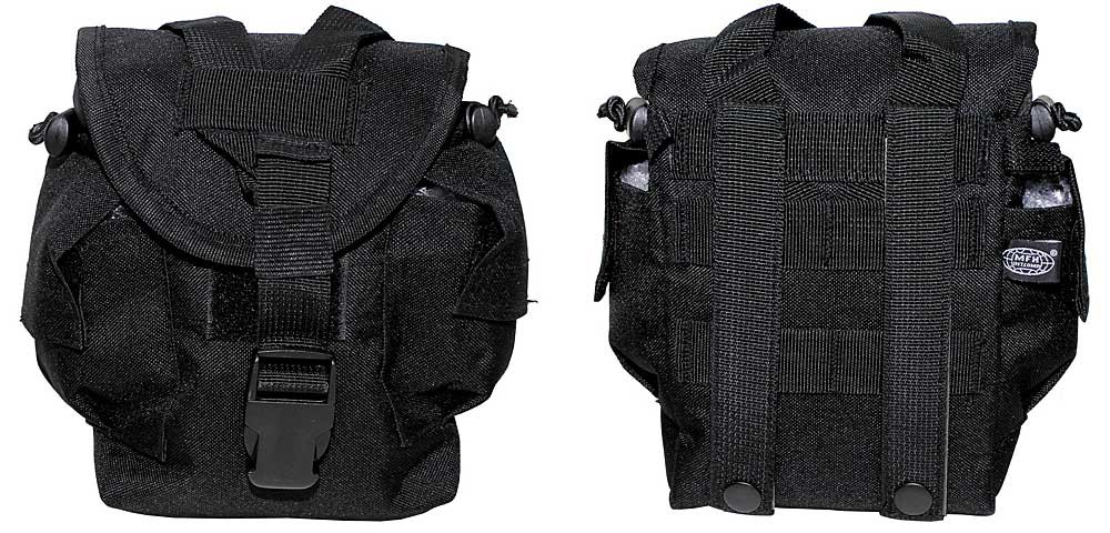 Universal Molle Tasche 21cm x 15cm x 10cm - schwarz