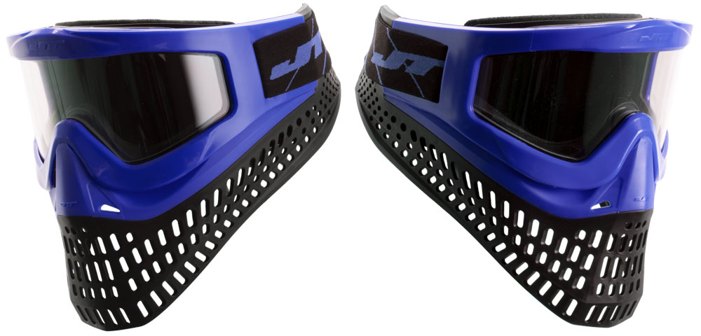 JT Proflex X Thermal Paintball Maske mit Quick-Change-System - Blau/Schwarz