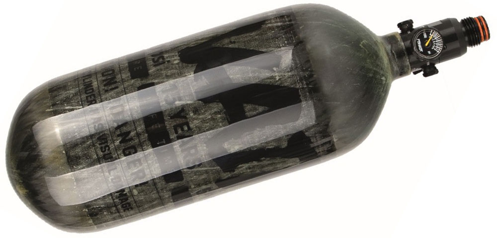 PowAir CARBON Series 1,5l Paintball HP System 300 Bar